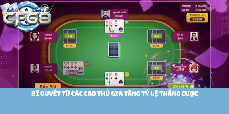 Bí quyết từ các cao thủ gia tăng tỷ lệ thắng cược