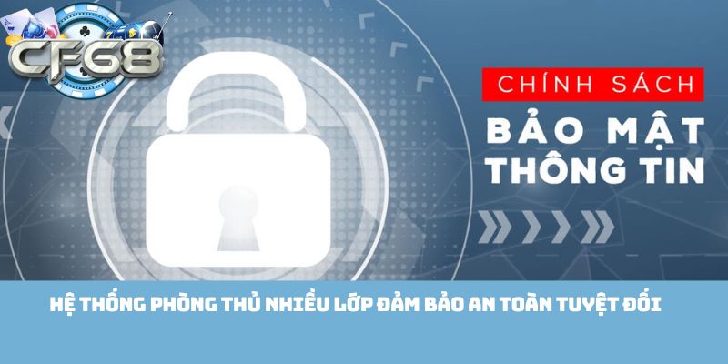 Hệ thống phòng thủ nhiều lớp đảm bảo an toàn tuyệt đối